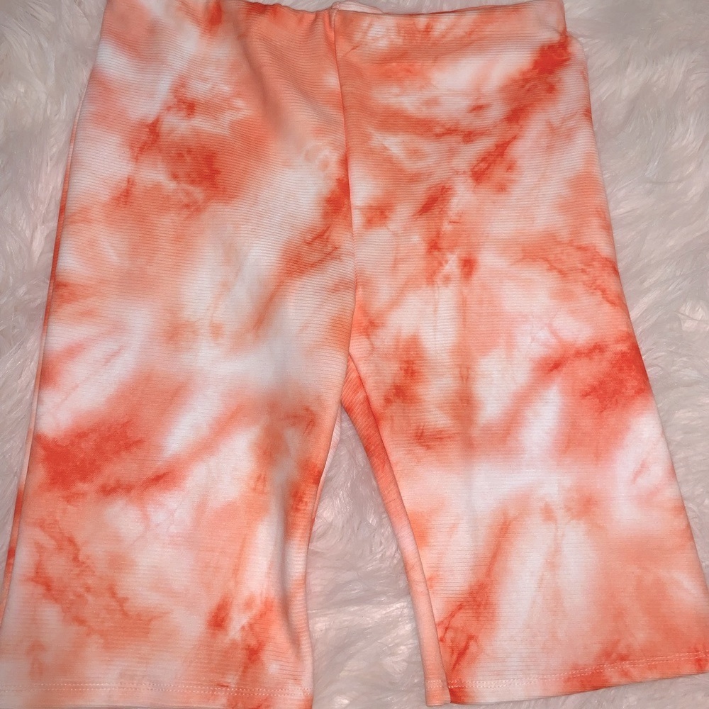 NWOT Another Reason tie dye cycle shorts